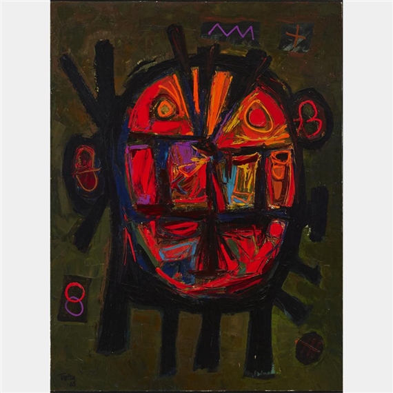 SELF-PORTRAIT by Gerald Trottier, 1963