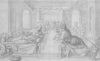 Le Christ chez Simon le Pharisien - Fabrizio Boschi