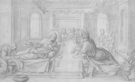 Le Christ chez Simon le Pharisien by Fabrizio Boschi