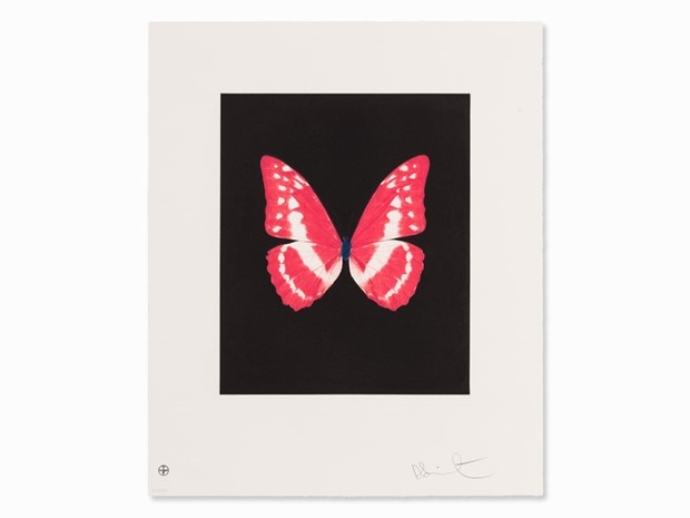 Artwork by Damien Hirst, Eternal Rest, Made of etching in colors on wove paper