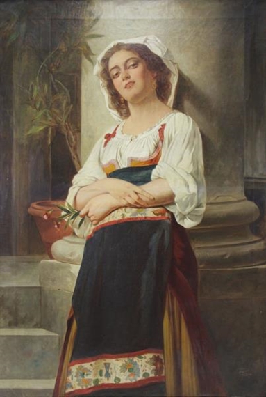 Beauty with flower by Filippo Indoni