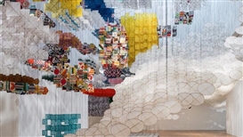 Jacob Hashimoto's work takes flight at Mixografia