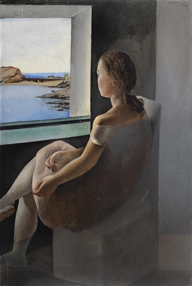 Figura de perfil by Salvador Dalí, 1925