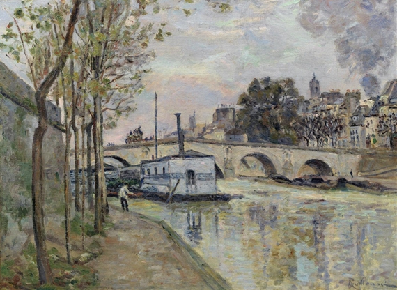 La Seine à Paris by Armand Guillaumin, circa 1874