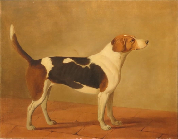 Edith Corbet | Hound in a Landscape | MutualArt