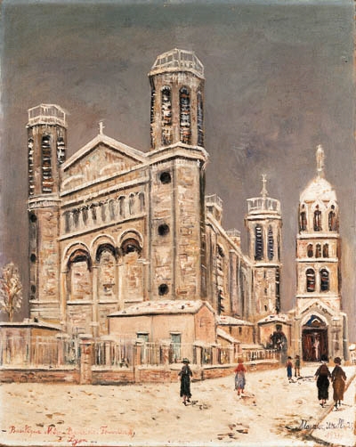Basilique Notre Dame-de-Fournires, Lyon by Maurice Utrillo, 1933