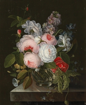 Blumenstillleben - Johann Kaspar Anton Dillenius