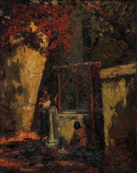 Mencuci Di Sumur by R. Hadi