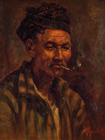 Portrait of an Old Man by R. Hadi