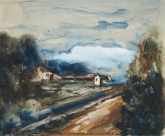 VILLAGE by Maurice de Vlaminck