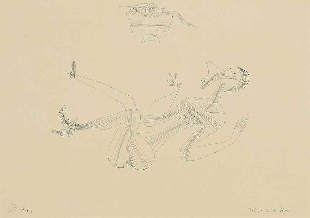 Traum einer Dame by Paul Klee, 1928