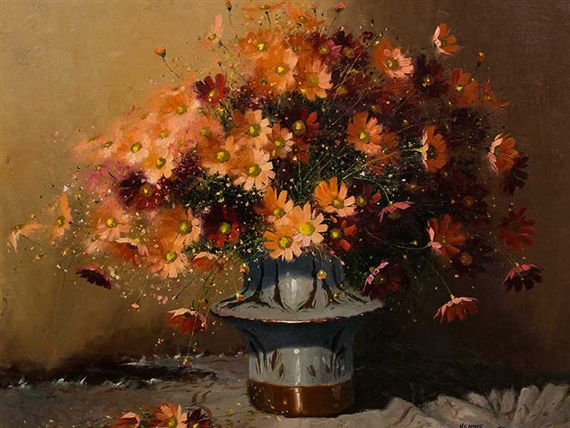 Still Life Cosmos by Hennie Griesel