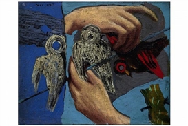 Rare group of Max Ernst bird paintings to go on show in London for first time in 30 years