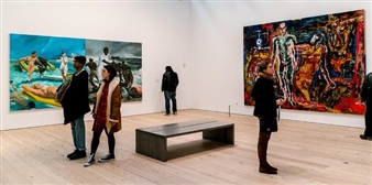 Painting From the 1980s, When Brash Met Flash