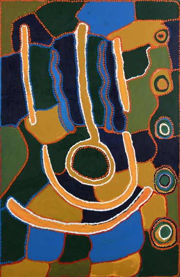Dannapunta by Tommy Skeen Tjakamarra, 1995
