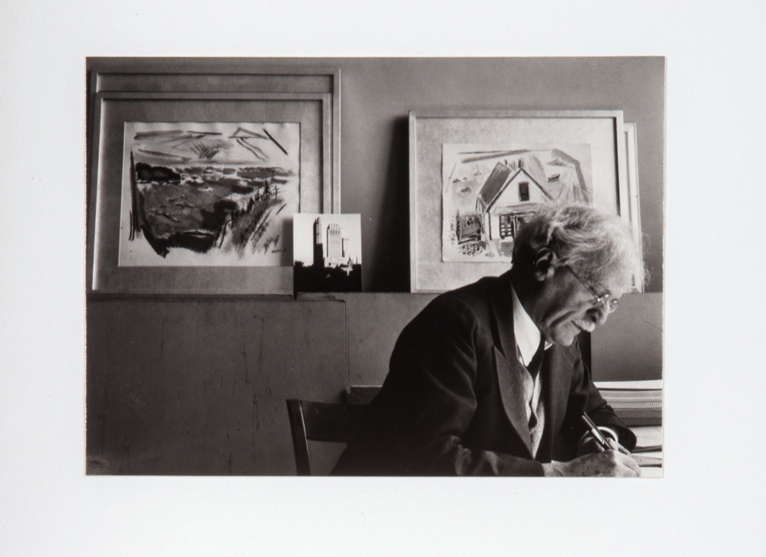 Alfred Stieglitz at an American Place by Dorothy Norman, Circa 1930