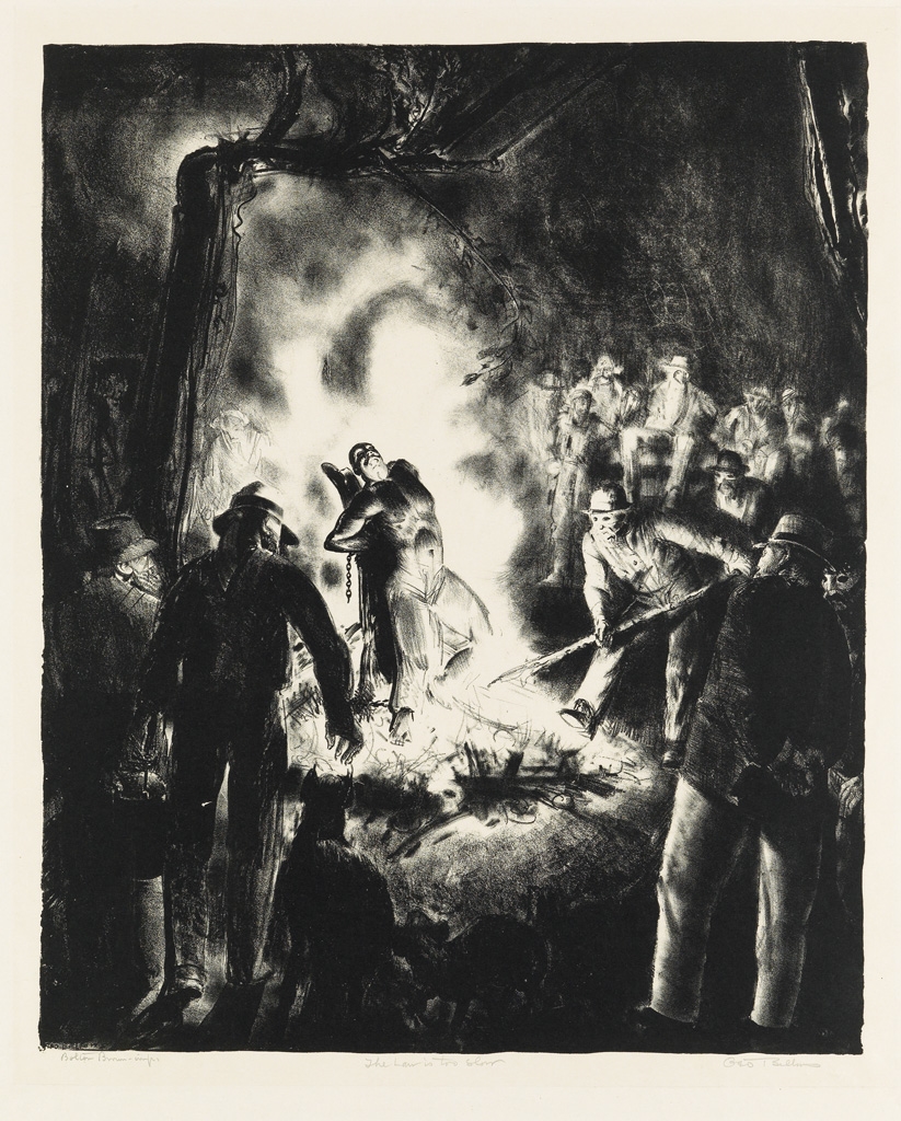 Artwork by George Bellows, The Law is Too Slow, Made of Lithograph