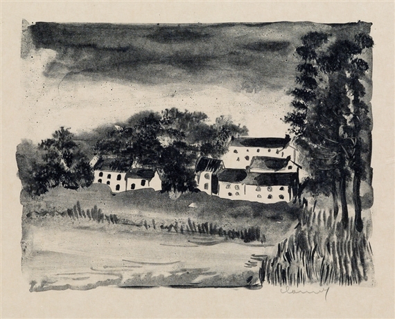 La Naze, le Village by Maurice de Vlaminck, 1926