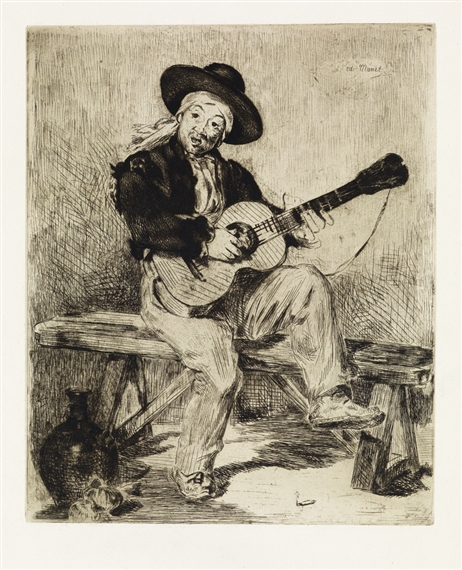 Le Guitarero (ou Le Chanteur Espagnol) by Édouard Manet, 1861-1862