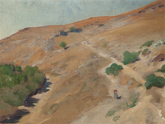 Landscape in Priene by Ludwig von Hofmann, 1895