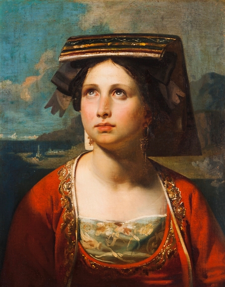 Carl Rahl | Portrait of Napolitan woman | MutualArt