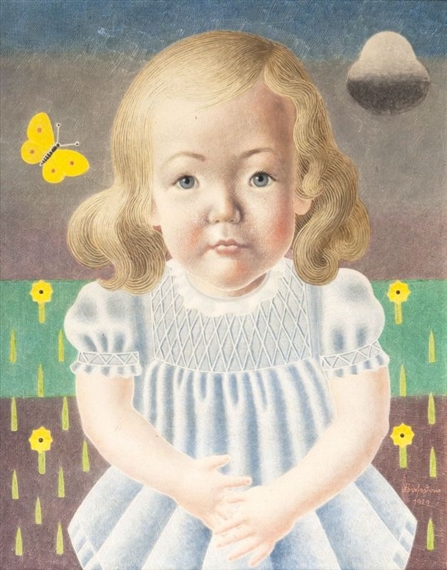 Portrait of a Girl by Heinrich Basedow the Younger, 1959