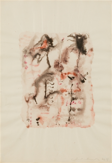 Ohne Titel by Oswald Oberhuber, 1949