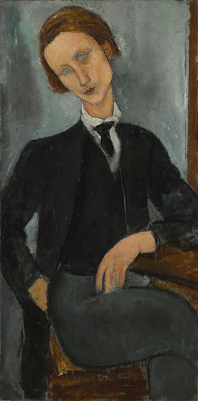 PORTRAIT DE BARANOWSKI by Amedeo Modigliani, 1918