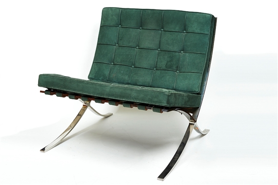 Ludwig Mies Van Der Rohe Barcelona Chair And Ottoman 1929 Mutualart