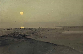 Sunset over calm waters - Arvid Johansson