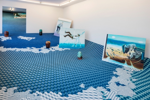 John Kørner: Blue Bedroom - Galleri Bo Bjerggaard