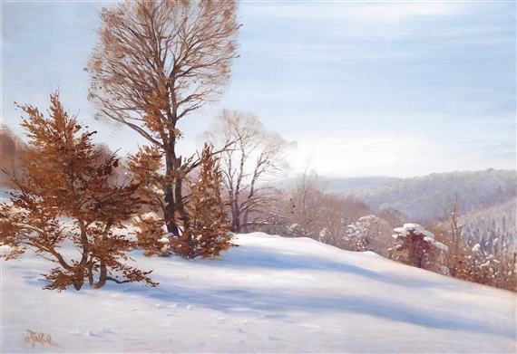 Winterlandschaft by Anton Filkuka