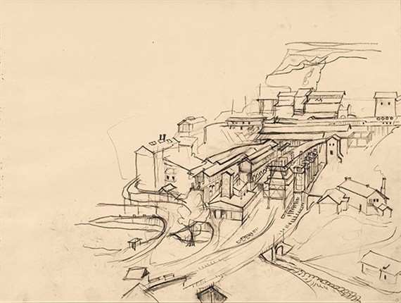 Donawitz by Herbert Boeckl, 1942