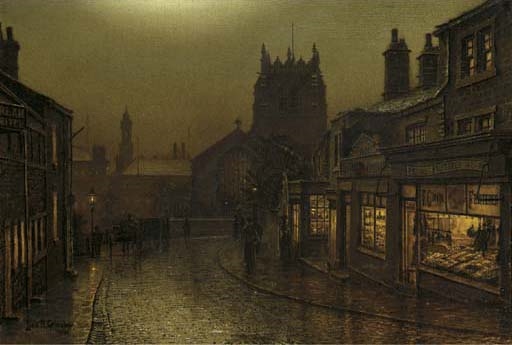 View of Bradford by Louis Hubbard Grimshaw, 1896
