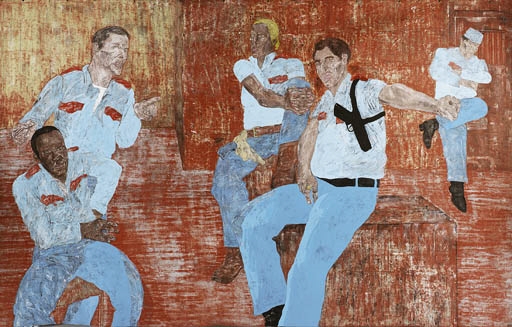 The Go-Ahead by Leon Golub, 1985-1986