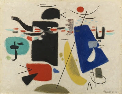 Berhrung-Kleine Fassung by Willi Baumeister, 1950