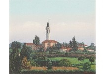 Santa Maria on the hill by Hiroshi Hada, 1990