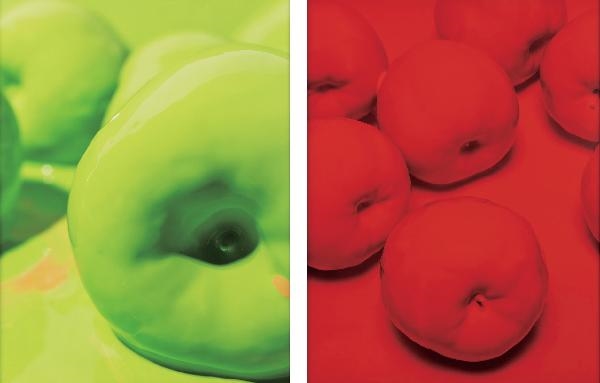 Artwork by Roh Sehwan, Meltdown-Tried Best to Make the Apple Equal (2 works), Made of Archival pigment print