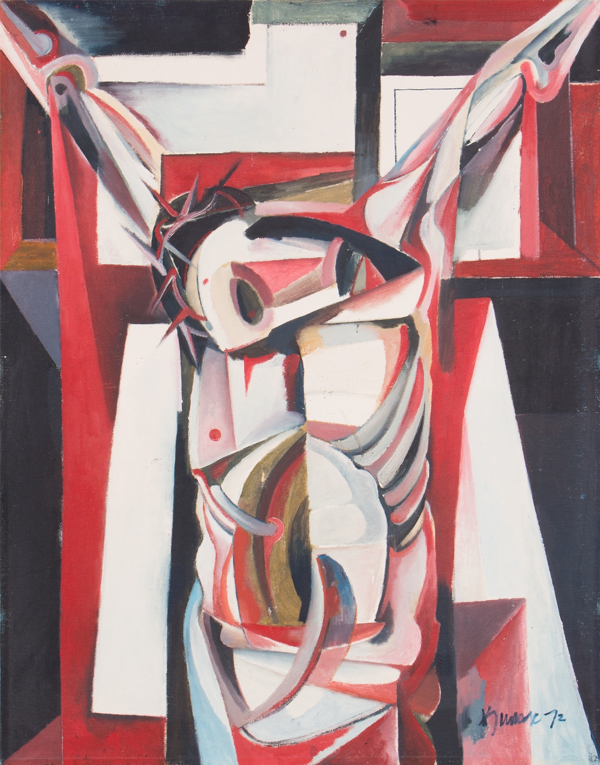 Ang Kiukok Crucifixion (1972) MutualArt