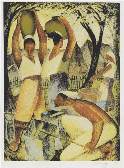 Untitled (Women with jars) by Anita Magsaysay-Ho, 1998