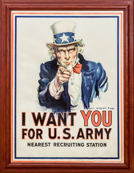 Framed Print I Want You For U.S Army 1917