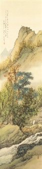 Shuzan tanki zu (Searching in autumn mountains) - Keigetsu Matsubayashi