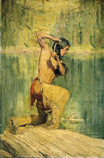 A Good Catch by Bert Phillips