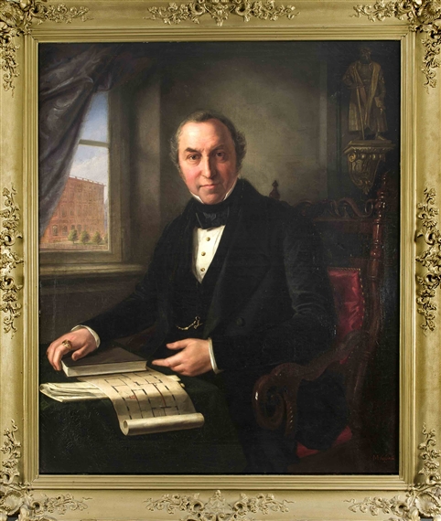 Bildnis eines Architekten by Herman Maurice Cossmann