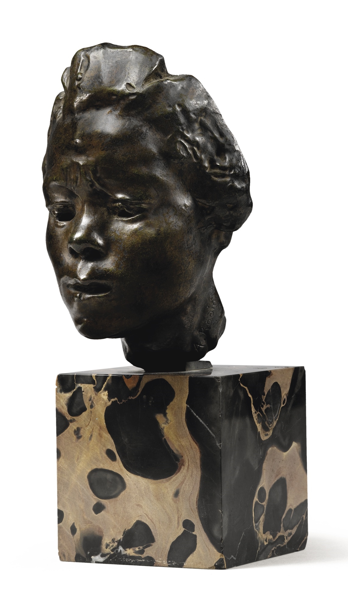 Auguste Rodin | MASQUE D'HANAKO, ÉTUDE TYPE A, MOYEN MODÈLE (VARIANTE ...