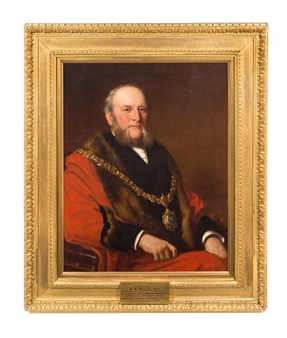 2 works: Portrait of Mr. Sully - Sidney Hodges