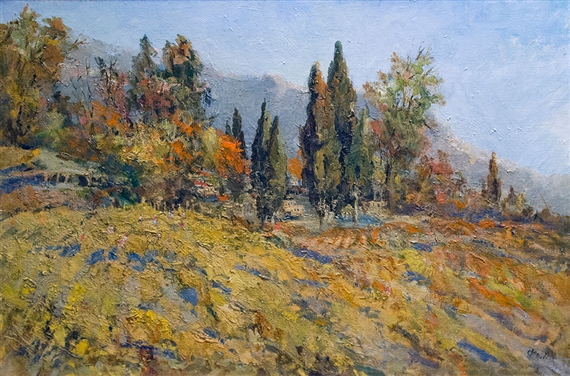 Vineyards by Victor Aleksandrovich Ferber, 1960