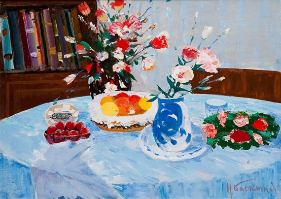 Still life by Nikolai Nikolaevich Baskakov