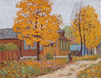Warm autumn - Anatoliy Ivanovich Kuvin