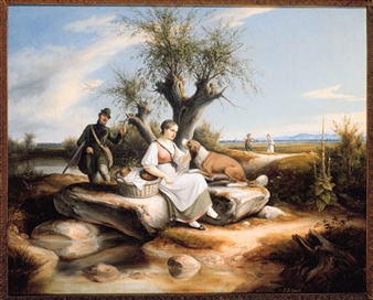 A huntsman's rest - Johann Daniel Volk